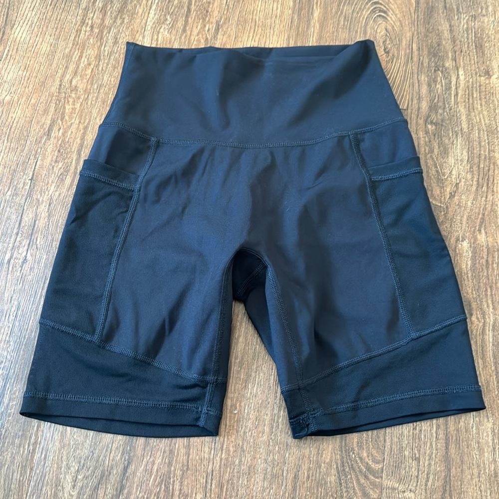 Black biker shorts. Chill.Play.Move
